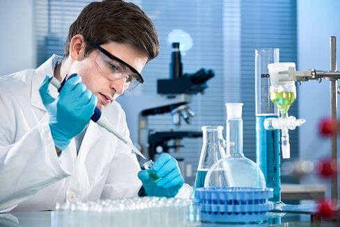 conducting an analysis to identify parasites