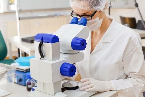 performing parasite tests