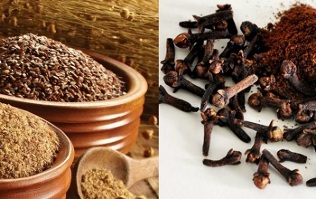 cloves and flaxseed against parasites